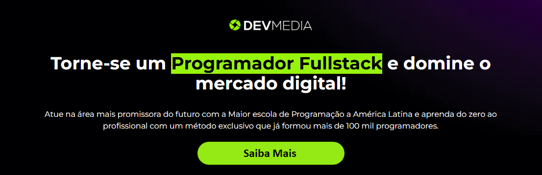 curso de programador fullstack devmedia